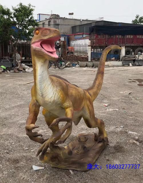 园林游乐园仿真动物恐龙大雕塑玻璃钢摆件广场幼儿园装饰