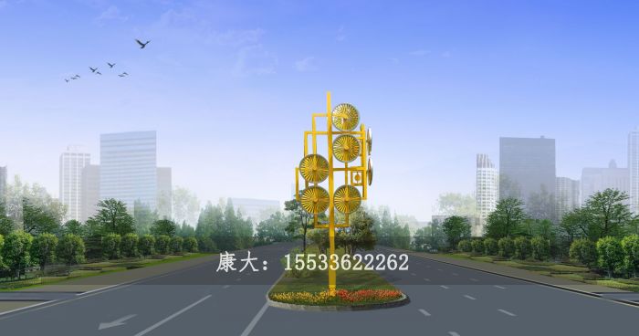 不銹鋼戶外街道雕塑擺件