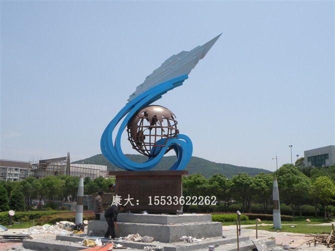 不銹鋼城市景觀雕塑擺件