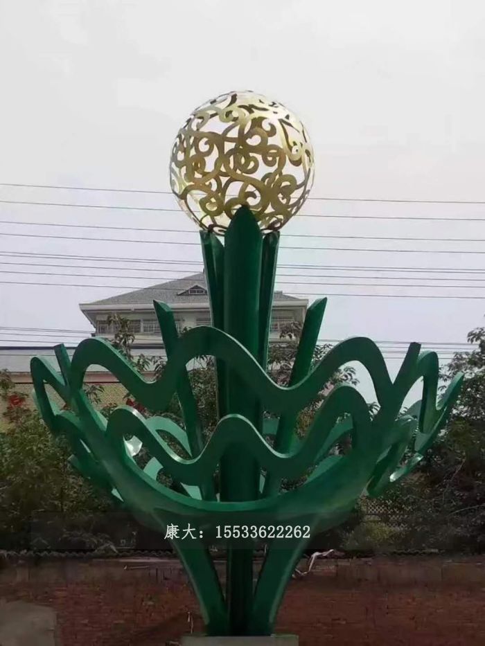 大型不銹鋼雕塑定制售樓處雕塑