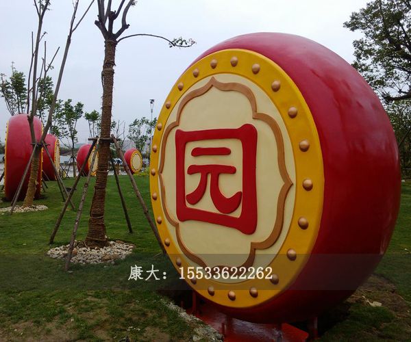 不銹鋼園林鼓雕塑創(chuàng)意擺件