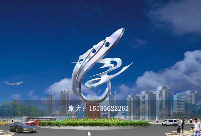 不锈钢校园文化雕塑摆件