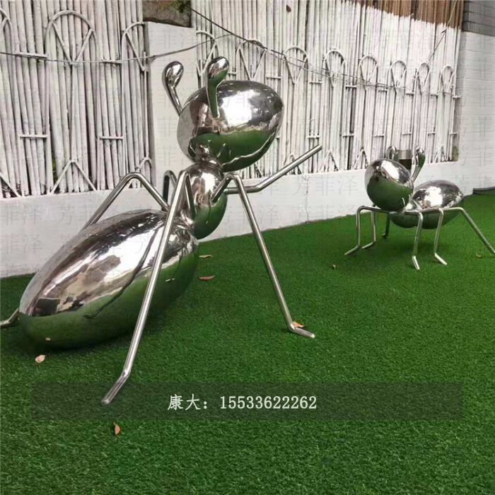 不锈钢蚂蚁雕塑