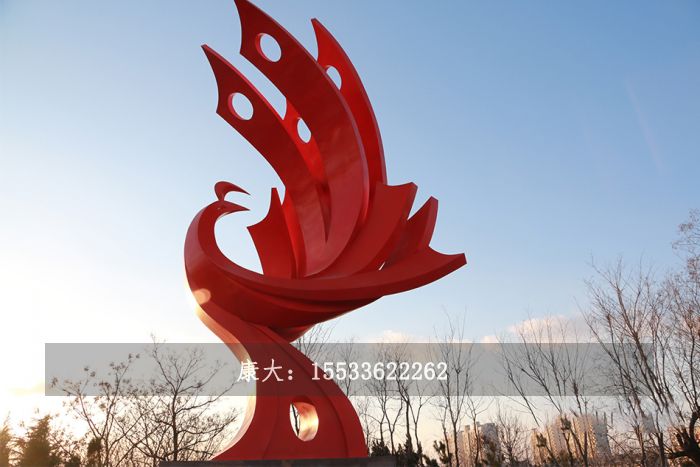 不锈钢凤凰雕塑