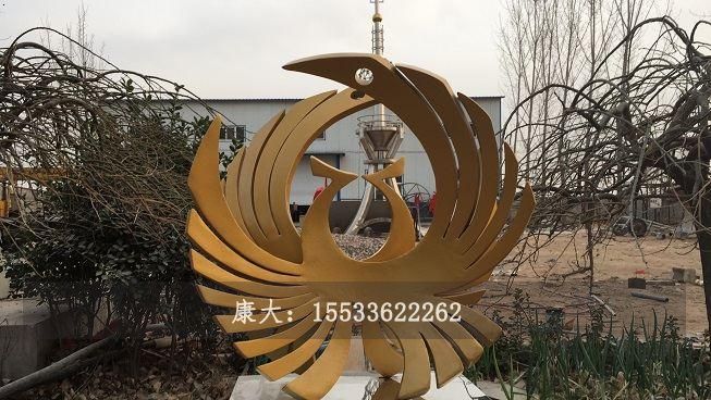 不锈钢凤凰雕塑