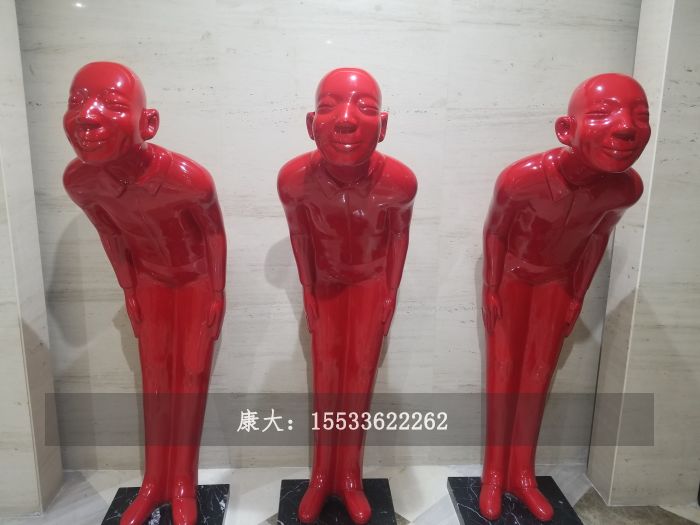 不銹鋼抽象人物雕塑