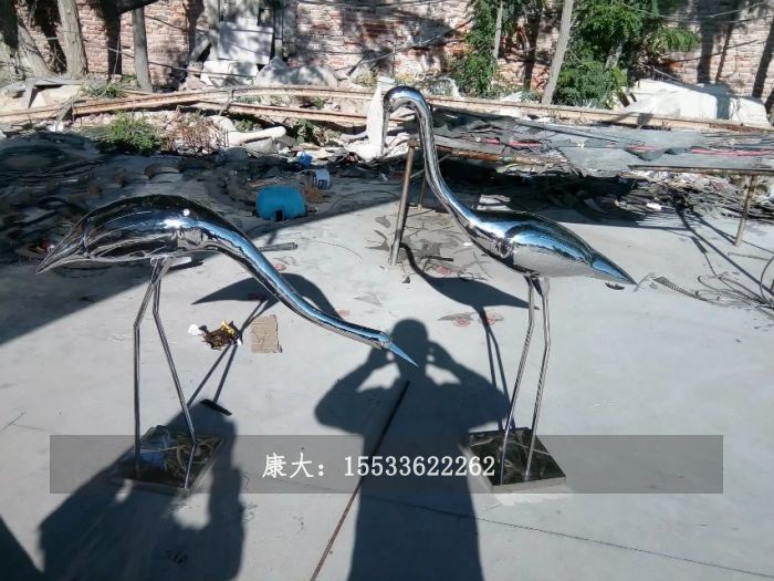 火烈鸟雕塑