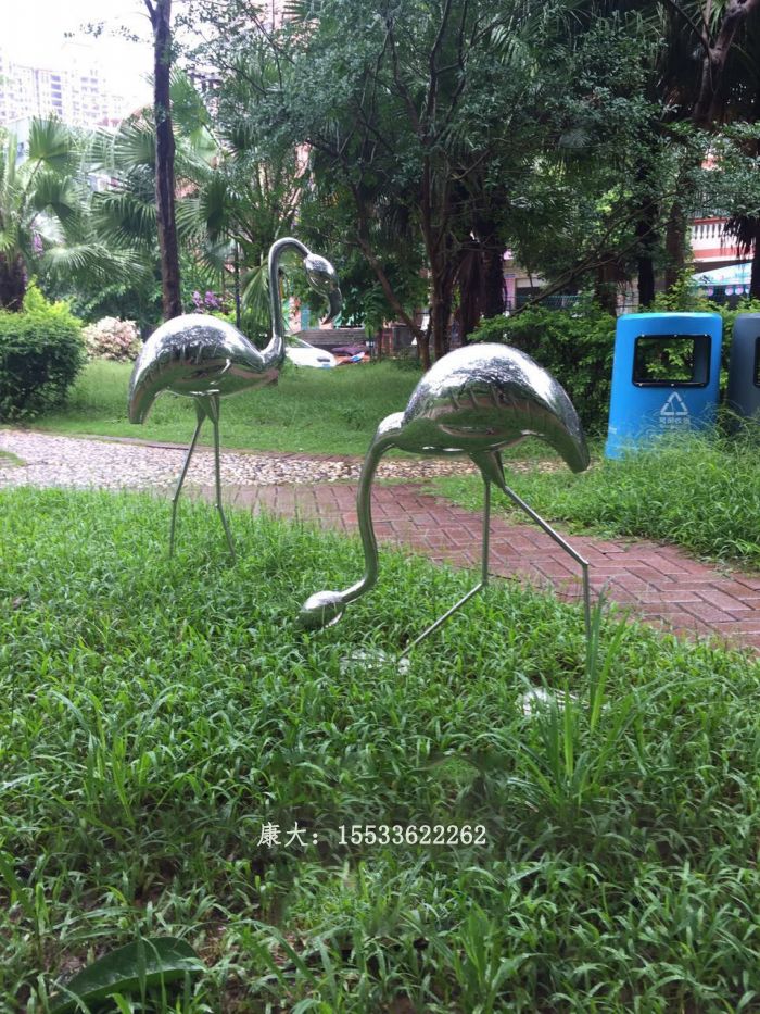 火烈鸟雕塑