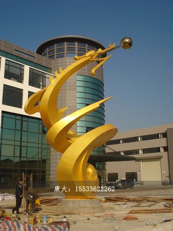 不锈钢龙雕塑