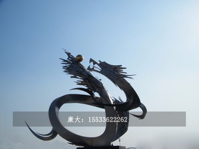 不锈钢龙雕塑