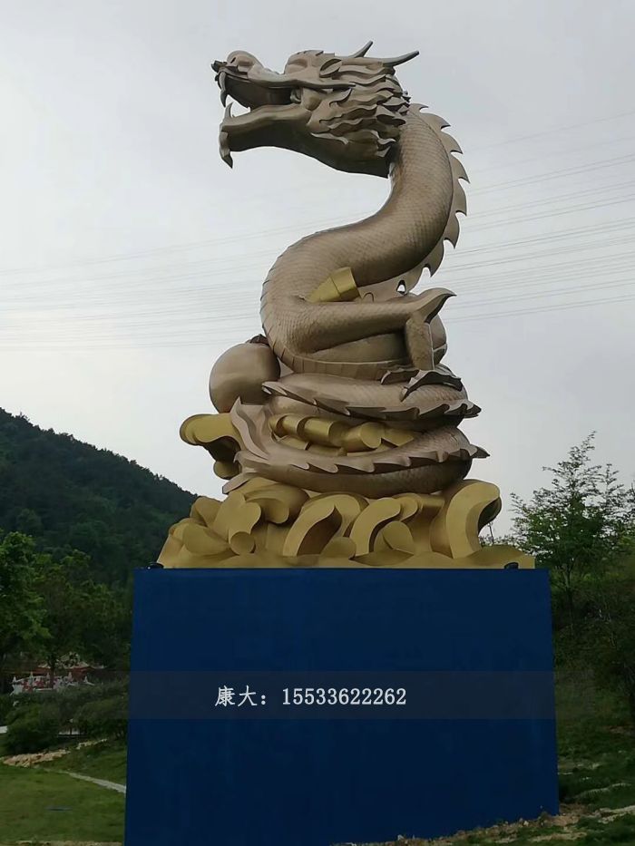 不锈钢龙雕塑