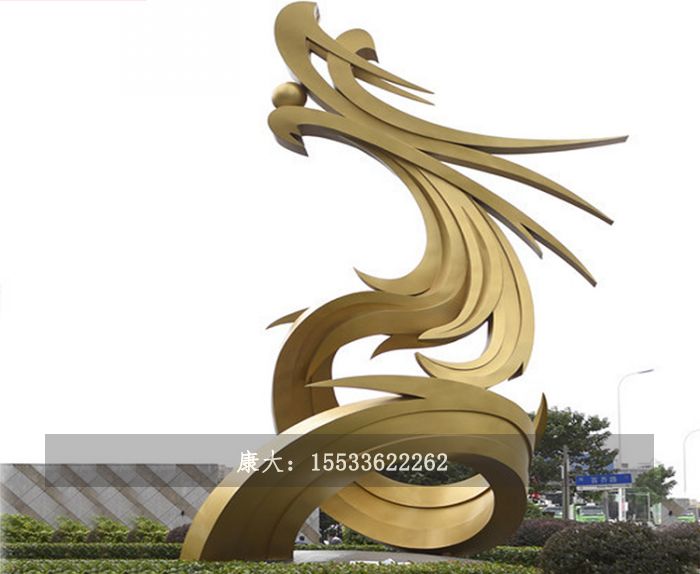 不锈钢龙雕塑