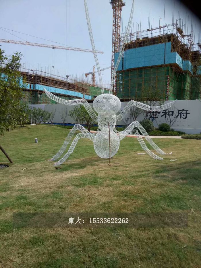不銹鋼戶外園林螞蟻雕塑