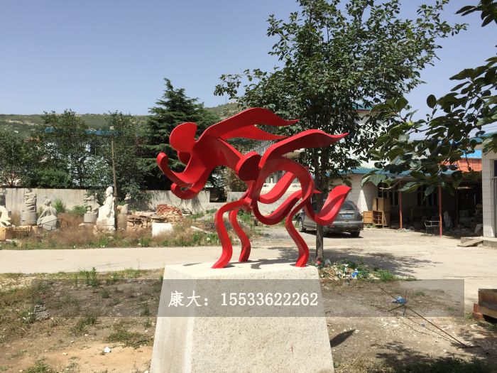 剪影人物雕塑