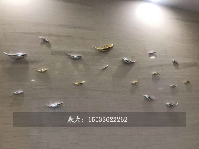 不锈钢鱼雕塑