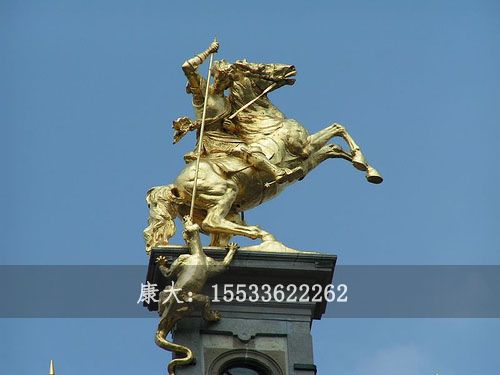 大型戶外室內(nèi)鏡面鏤空金屬馬景觀定制