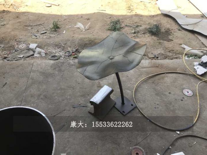 不銹鋼雕塑荷花商場擺件
