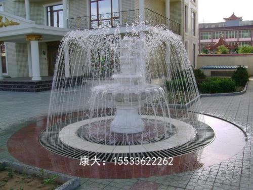 不銹鋼酒店噴泉雕塑