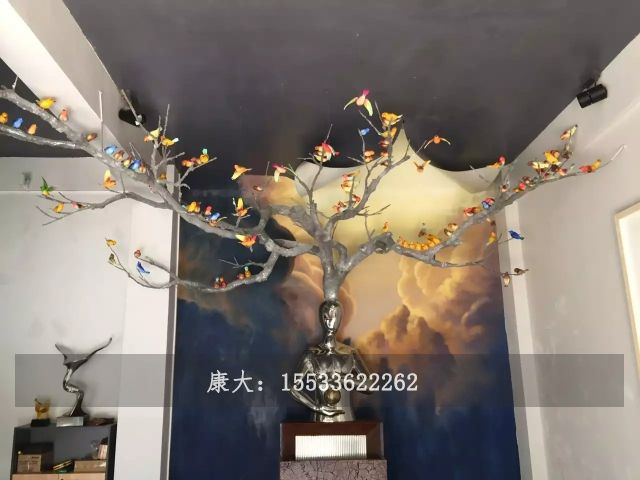 不锈钢城市树雕塑