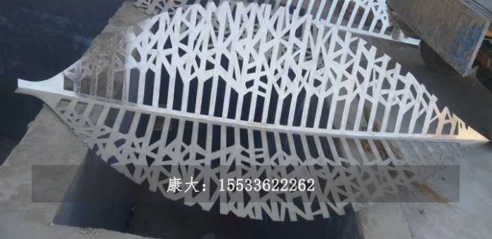 不銹鋼樹葉花卉雕塑