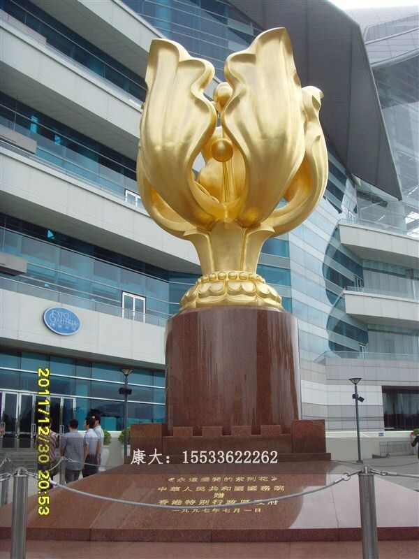 不銹鋼花卉雕塑擺件
