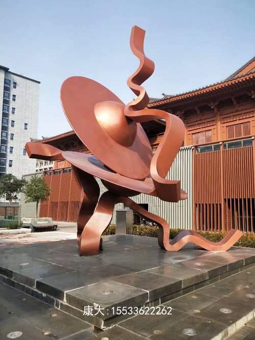 不銹鋼雕塑定制城市廣場園林戶外鏡面金屬抽象創(chuàng)意鐵藝景觀