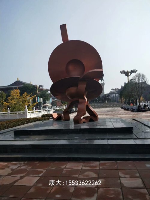不銹鋼雕塑定制戶外城市廣場校園標(biāo)志性景觀