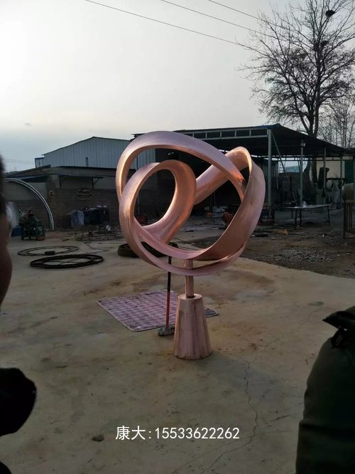 不銹鋼雕塑城市廣場金屬地標(biāo)性建筑房地產(chǎn)園林抽象擺件