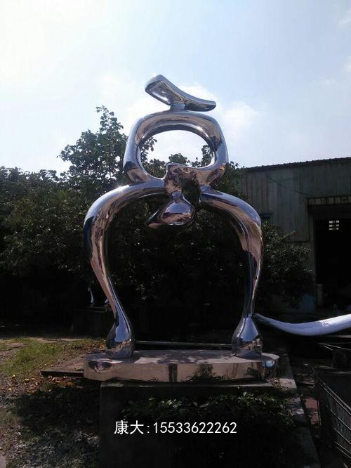 不銹鋼雕塑定制金屬抽象創(chuàng)意景觀城市擺件