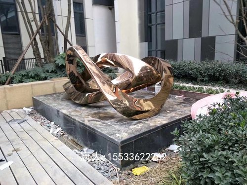 不銹鋼雕塑定制園林戶外景觀擺件