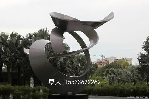 不銹鋼雕塑金屬鏡面鏤空定制園林景觀擺件