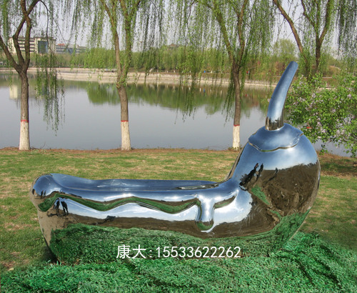 不銹鋼校園雕塑定制大型鏡面城市廣場地標(biāo)性擺件