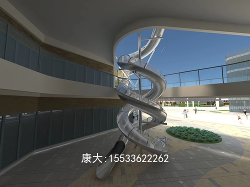 大型户外不锈钢滑梯游乐设备定制儿童无动力室外拓展设施