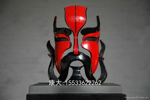 不銹鋼抽象彩繪川劇京劇臉譜雕塑文化公園廣場景觀