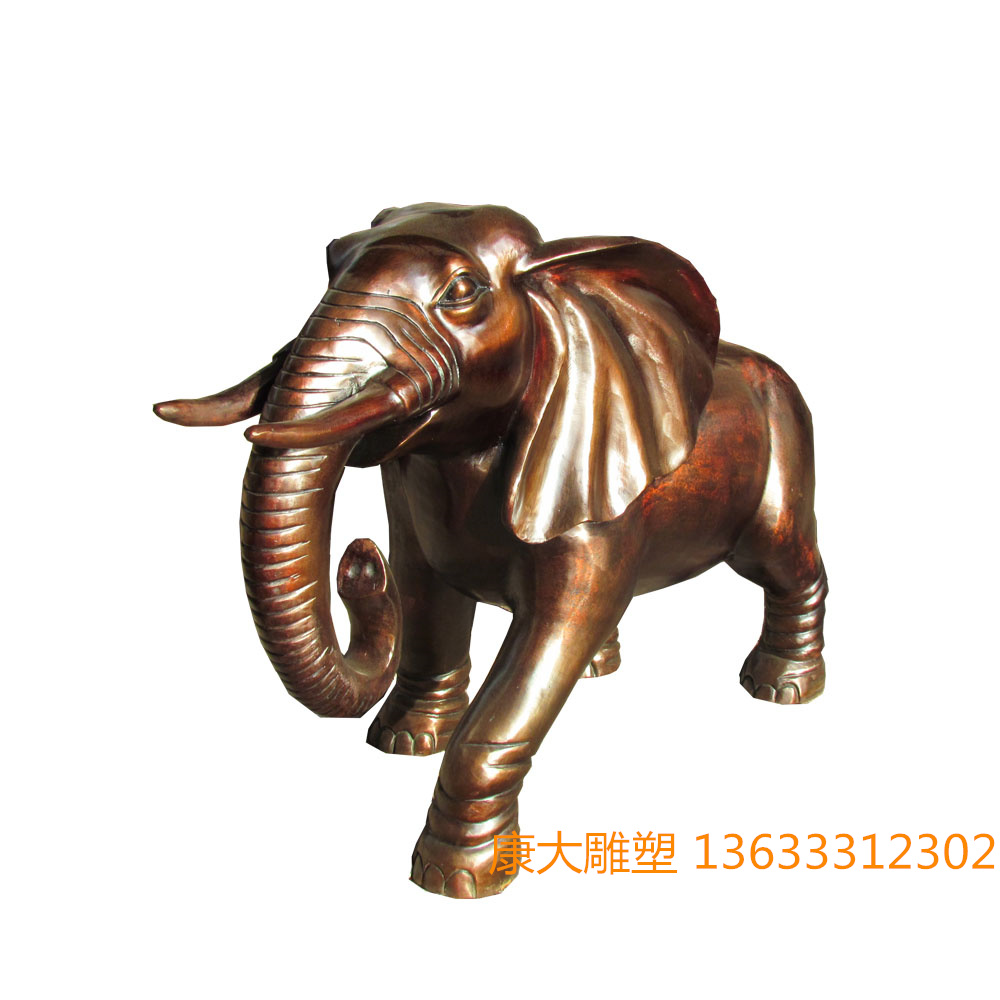 鑄銅雕塑大象雕塑室內(nèi)擺件廠家