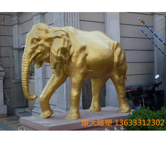 景觀鑄銅大象雕塑擺件廠家定制鑄銅動(dòng)物雕塑象雕塑