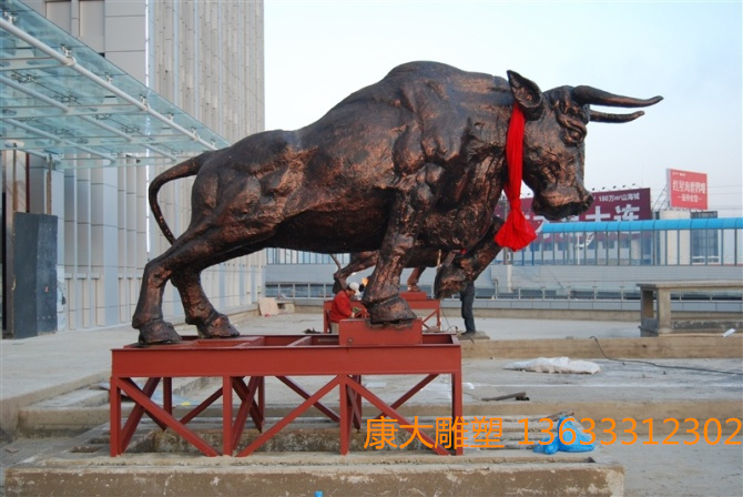廣場(chǎng)鑄銅牛雕塑擺件企業(yè)鑄銅牛雕塑擺件制作