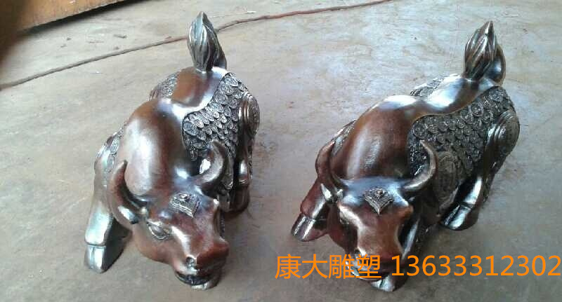 房地產(chǎn)鑄銅牛雕塑擺件公園鑄銅牛雕塑制作