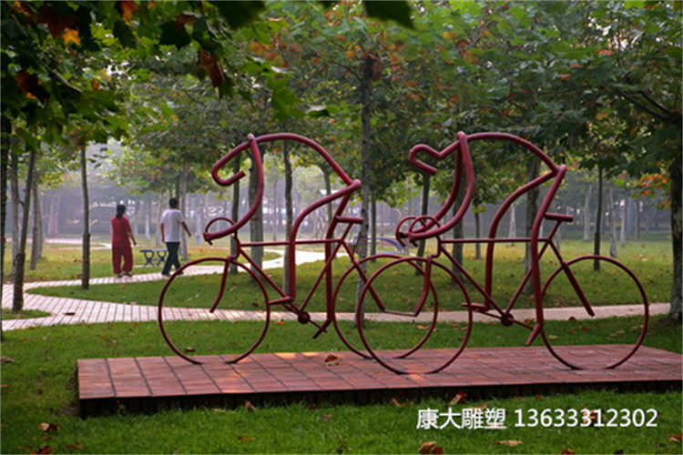 城市公园不锈钢雕塑摆件草坪不锈钢雕塑摆件定制