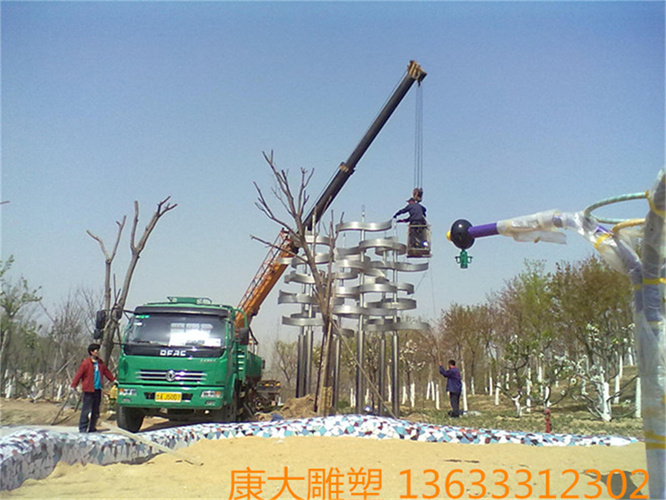 广场不锈钢景观雕塑摆件城市地标性不锈钢雕塑摆件定制厂家