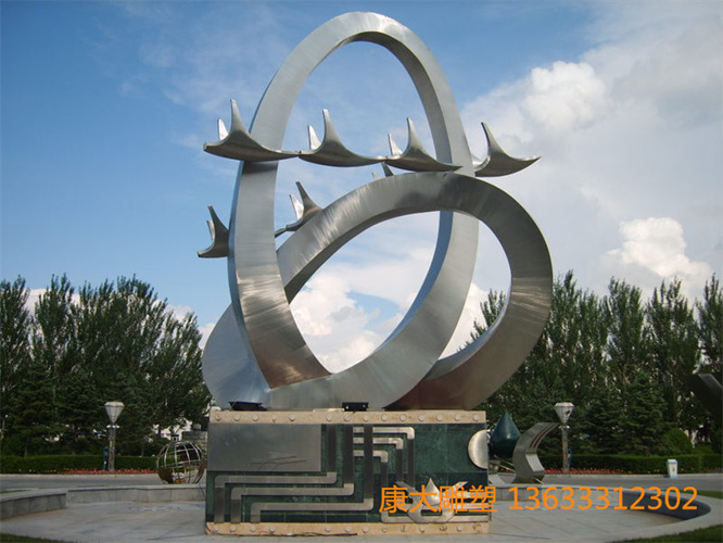 大型不銹鋼和平鴿雕塑廣場(chǎng)和平鴿不銹鋼雕塑