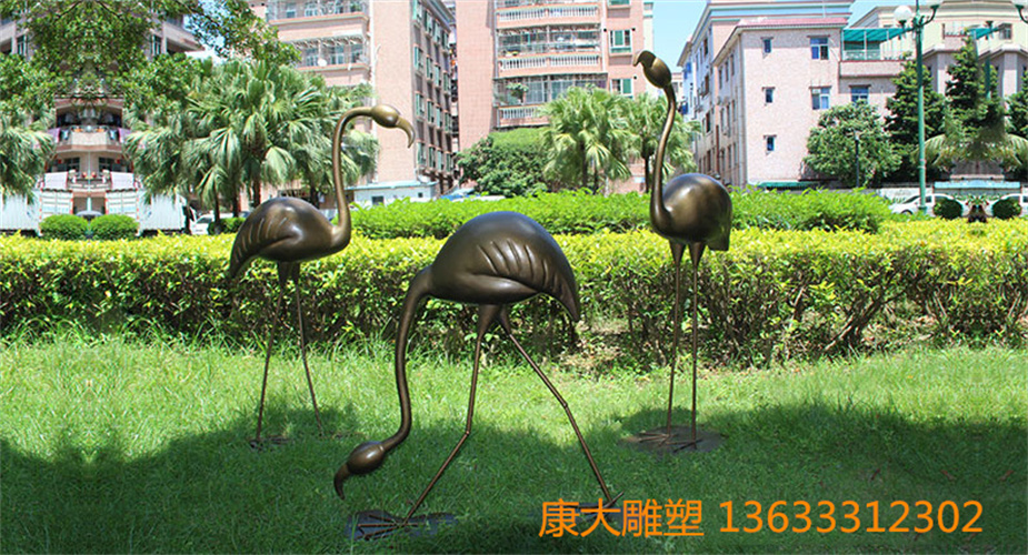 水景仙鶴不銹鋼雕塑市政不銹鋼仙鶴造型雕塑擺件