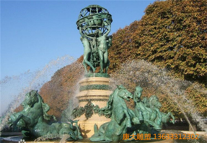 创意不锈钢天文喷泉雕塑现代城市水景不锈钢雕塑定制