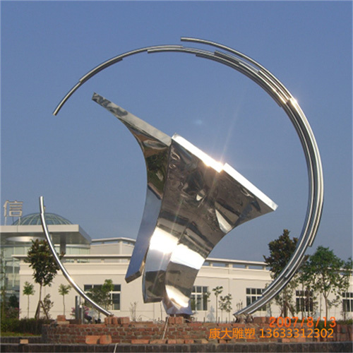 諾信不銹鋼廣場雕塑擺件市政不銹鋼雕塑廠家