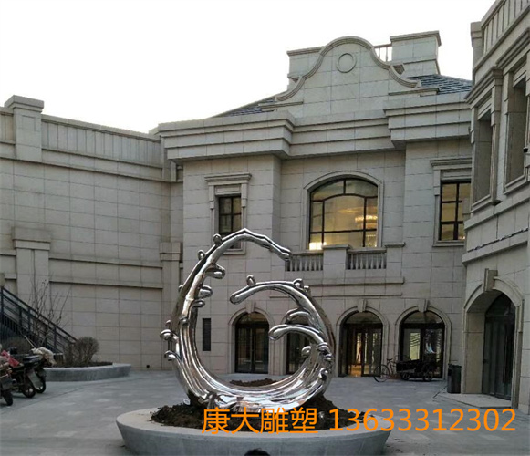 城建地標浪花不銹鋼雕塑抽象浪花不銹鋼雕塑生產(chǎn)廠家