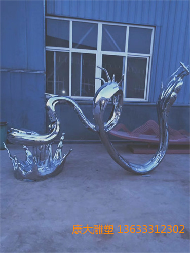 園林浪花不銹鋼雕塑地標性浪花不銹鋼雕塑制作廠