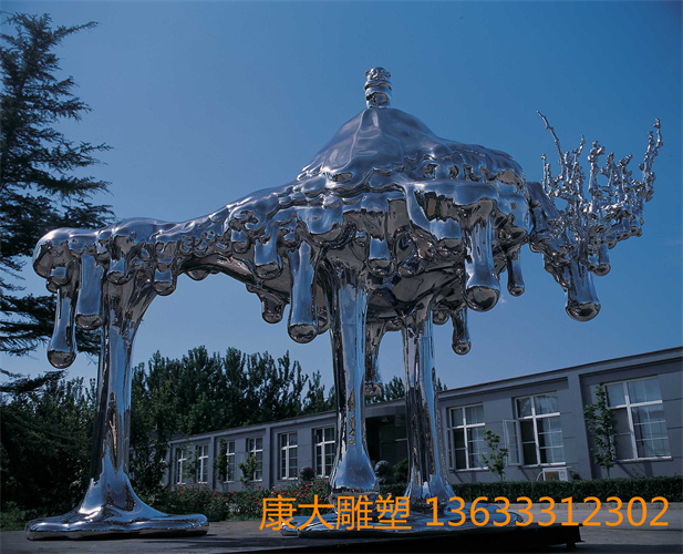 城建地標(biāo)不銹鋼鏡面水滴雕塑市政景觀水滴不銹鋼雕塑制作