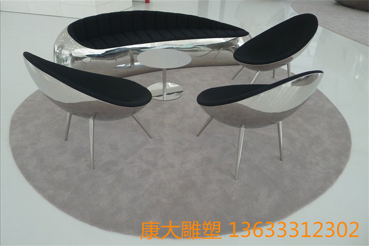 創(chuàng)意不銹鋼座椅雕塑園林不銹鋼座椅雕塑擺件