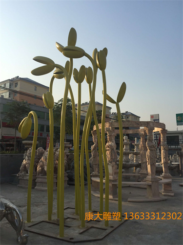 廣場仿真豆芽不銹鋼雕塑地標(biāo)仿真豆芽不銹鋼雕塑定制