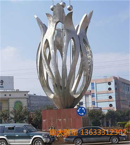 城建地標(biāo)不銹鋼花朵雕塑園林不銹鋼花朵雕塑生產(chǎn)廠